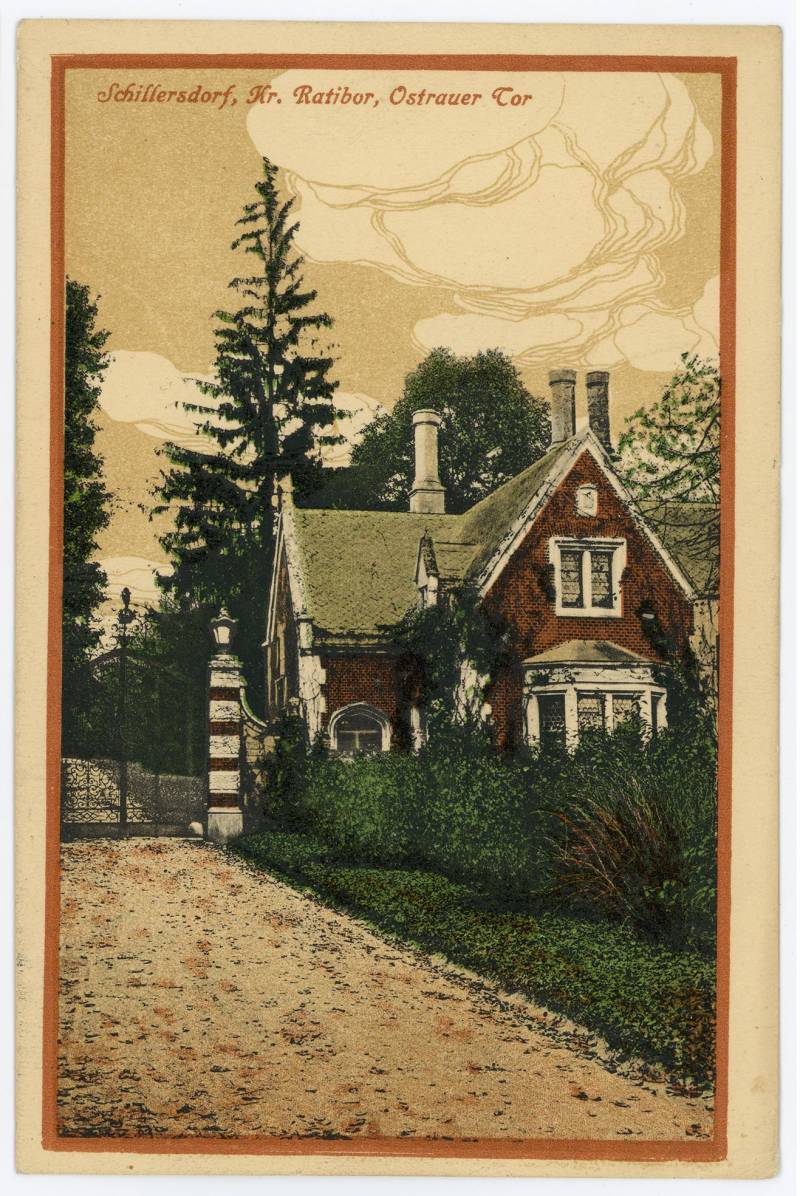 Dům č.p.7 na pohlednici vydané okolo roku 1900